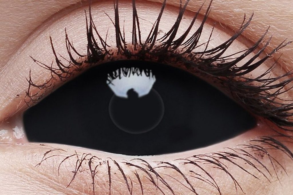 Black Sclera Contact Lenses