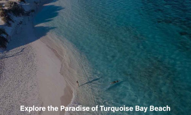 Explore the Paradise of Turquoise Bay Beach