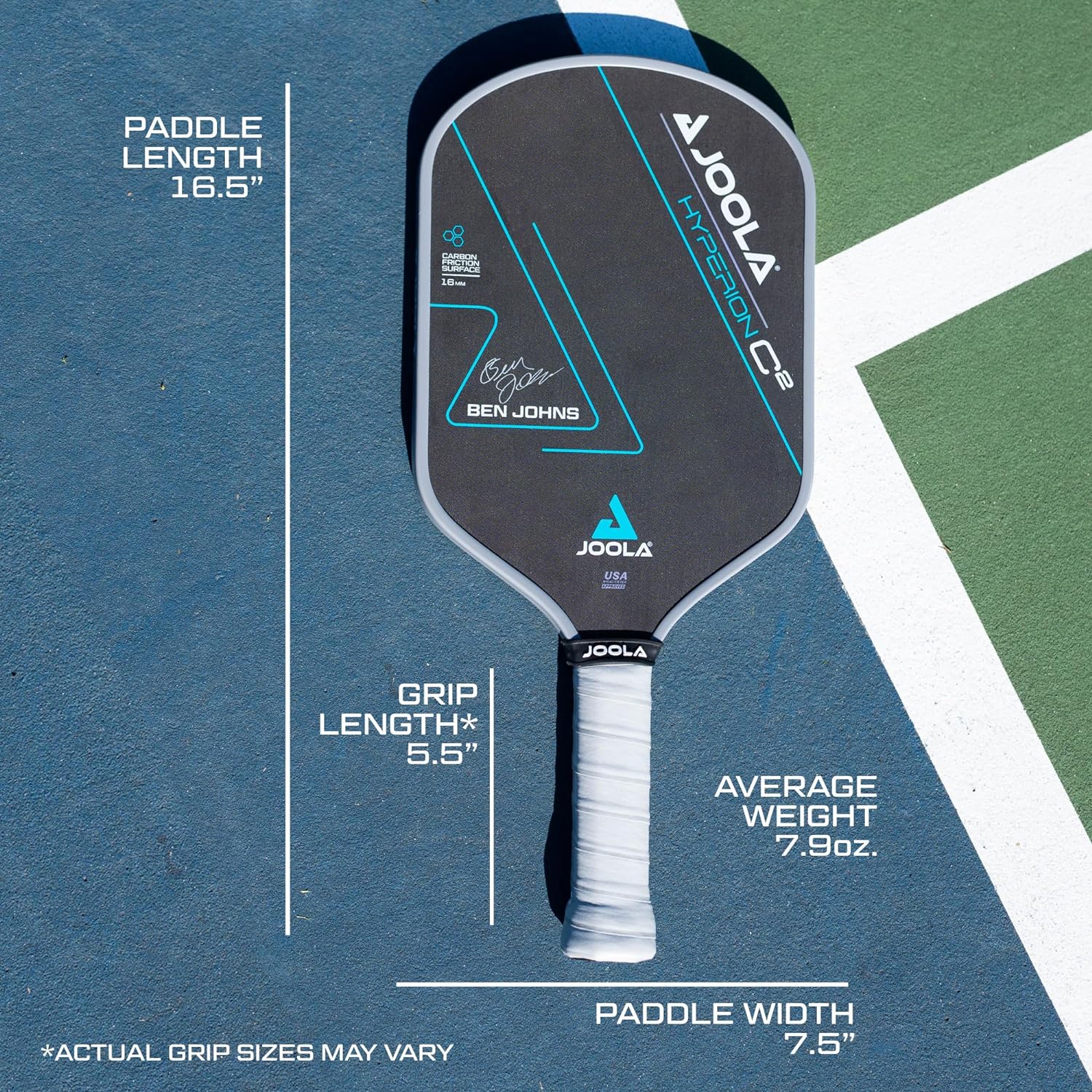 JOOLA Ben Johns Hyperion C2 Pickleball Paddle